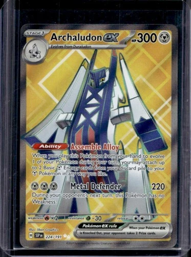 2024 Pokemon Surging Sparks Archaludon Ex #224/191