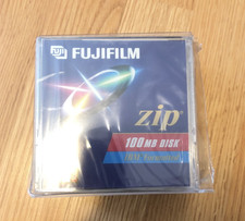 New Pack of 5 - Fujifilm 100MB Zip Disks IBM Formatted