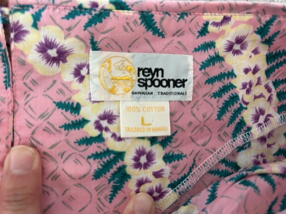 Conjunto de Saia Top Colher Vintage Reyn Rosa Floral Tamanho Grande Ilhas Cruzeiro na Praia - Imagem 4 de 4