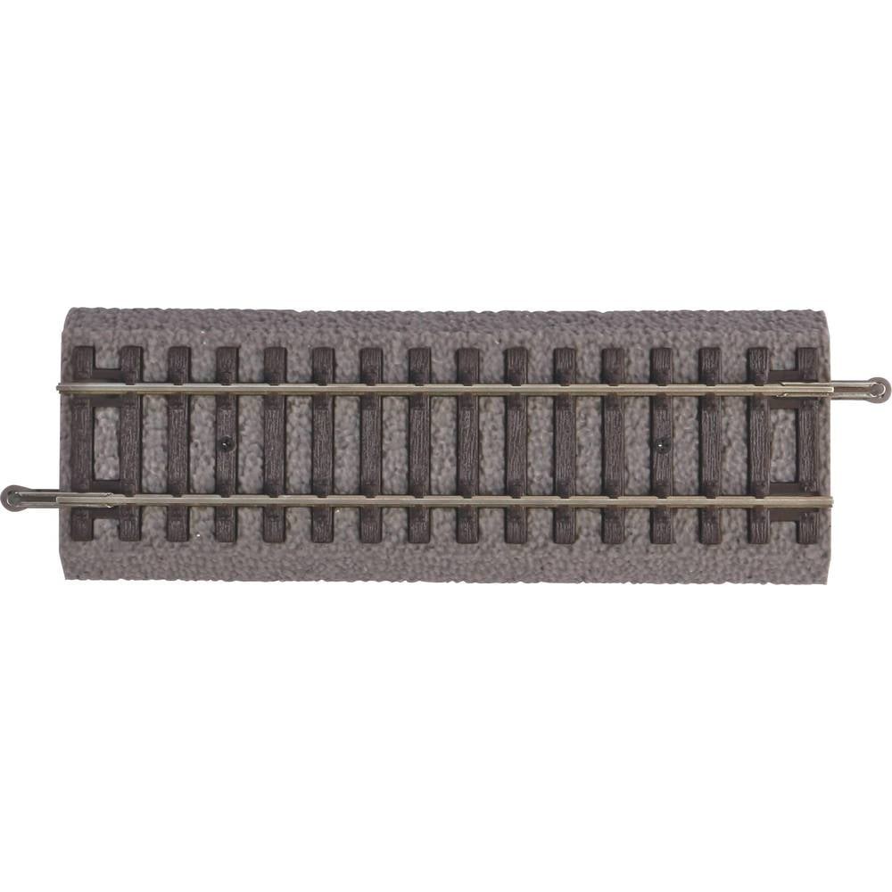 Piko 55402 rail droit de 119 mm haute conductivité avec ballast intégré, lot de 6