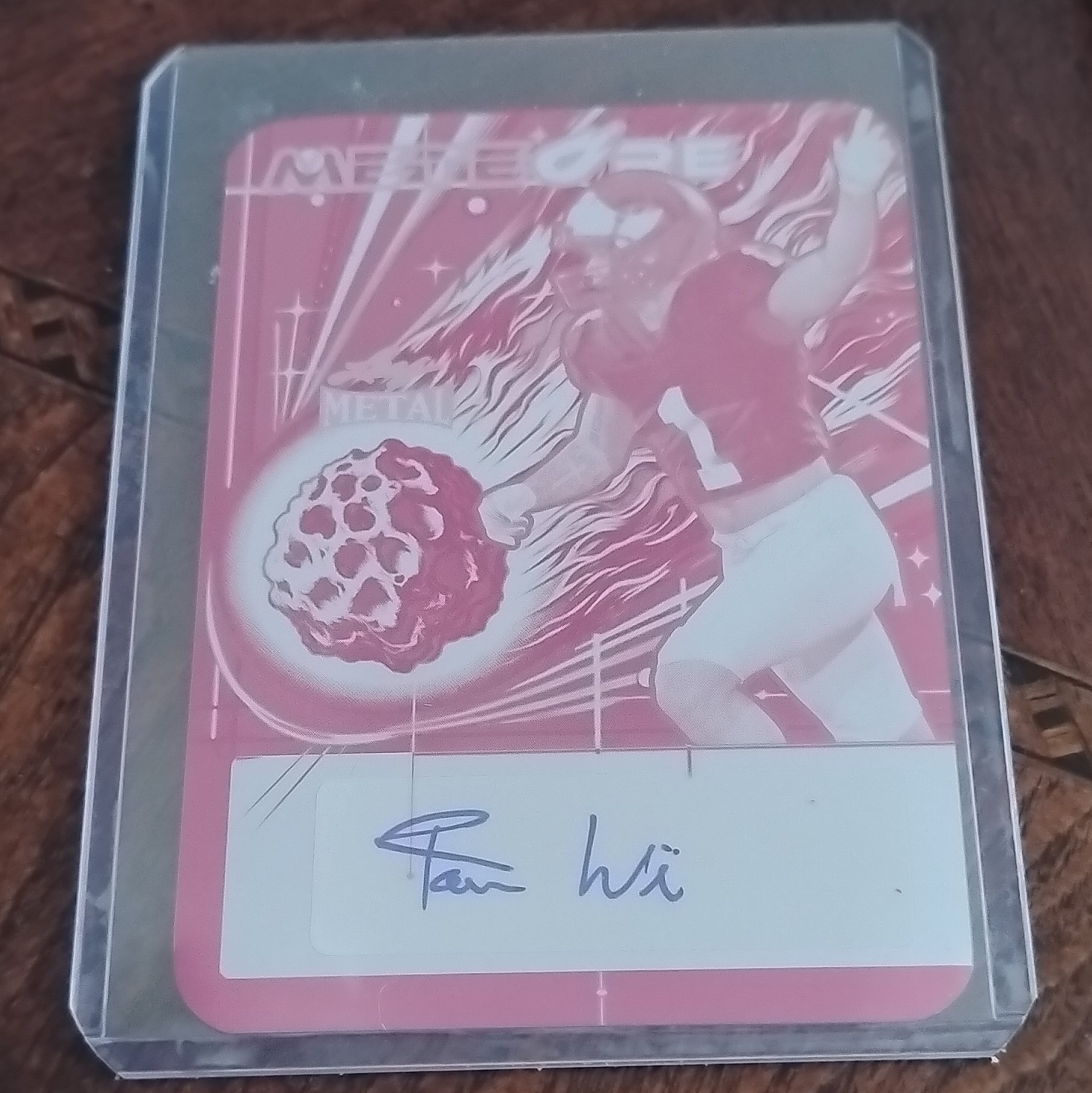 Roman Wilson Leaf Metal 1991 Leaf Autographs #RW1 Magenta Printing Plate 1/1