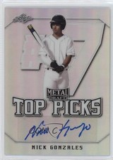 2020 Leaf Metal Draft Top Picks Nick Gonzales #TP-NG1 Auto 0sm9
