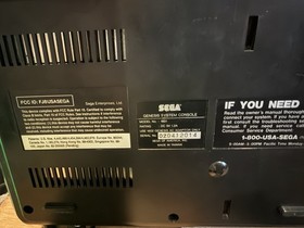 Original Sega Genesis System Model 1 16-bit w/9 Games And 2 Controllers Tested!!