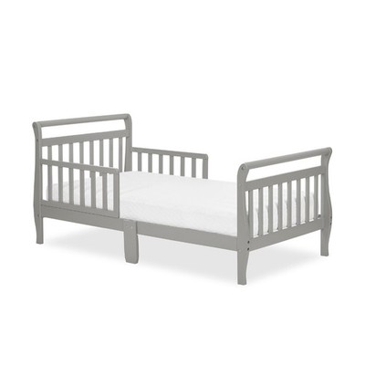 Dream On Me Classic Sleigh Toddler Bed Cool Grey JPMA Certified Safe Design