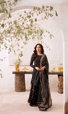 Indian New Heavy Faux Georgette Salwar Kameez Indian Woman Wedding  Party Wear