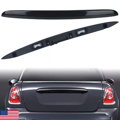 Zonfant Black Rear Trunk Hatch Handle Lamp Tailgate Trim Lid Trunk Liftgate
