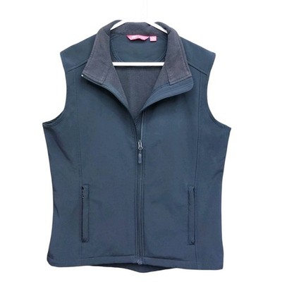 Jb's Wear 14 Womens Vest Blue Padded Sleeveless Zip Front Casual Coat