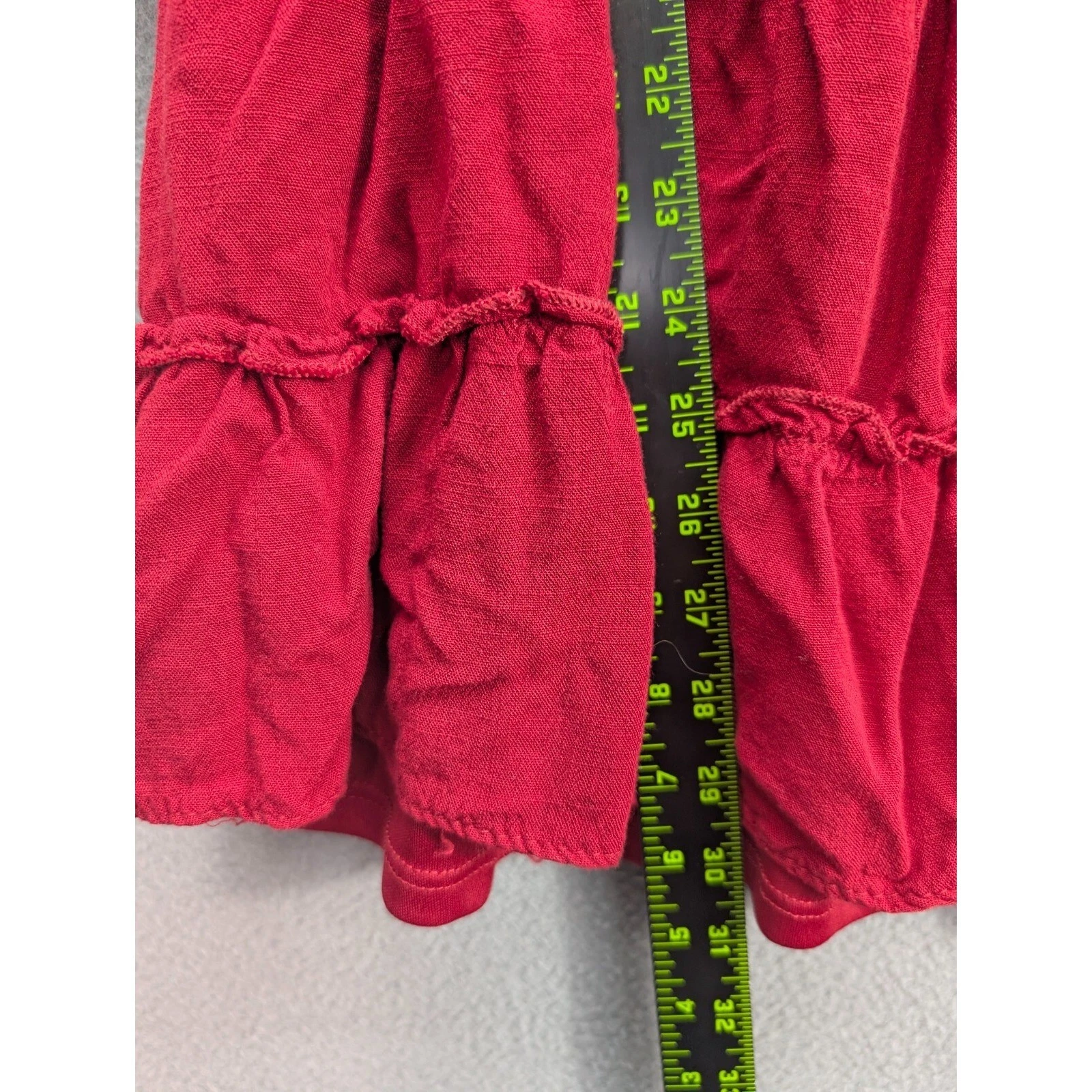 Abito Altar'd State manica lunga a strati con volant San Valentino babydoll donna taglia XS