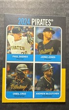 2024 Topps Heritage High Number - 1975 Topps Team Quads Skenes #75TQ-11 (RC)