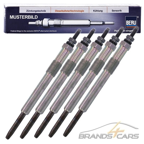 5X Beru GlÜHkerze FÜR Mercedes G-KLASSE W460 W463 250 W461 250 +290-image