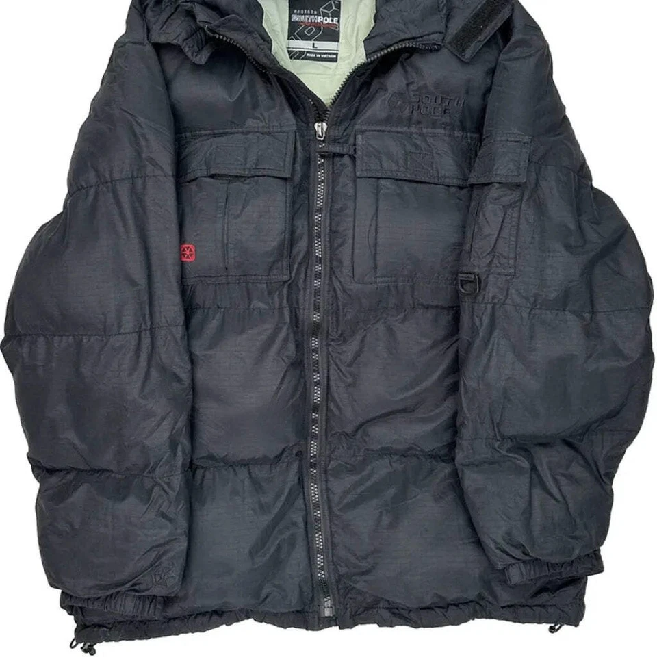 Southpole Puffer - Poliéster gris grande Foto 4 de 4