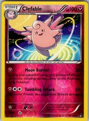 Clefable 82/122 Reverse Holo Rare XY BREAKpoint Pokémon TCG