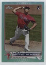 2022 Topps Chrome Update Aqua Refractor 49/250 Francisco Morales #USC168 1i5w