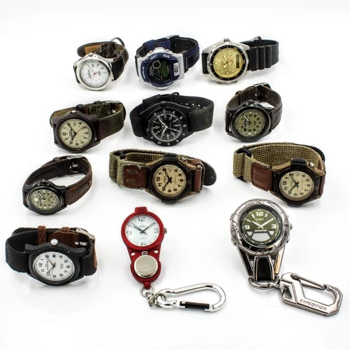 Vintage Timex Casio Marathon 32-45mm Quartz Wristwatches Lot of 12 #WB4520-2