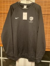 New Nike Therma Fit Team USA Fencing Black Long Sleeve Crew Neck Shirt Nice 2XL
