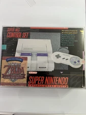 Super Nintendo Console System SNES Legend of Zelda Bundle Complete in Box CIB