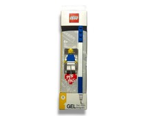 Lego Stationery Pen Pal BLUE Gel Pen and Classic Minifigure NIB