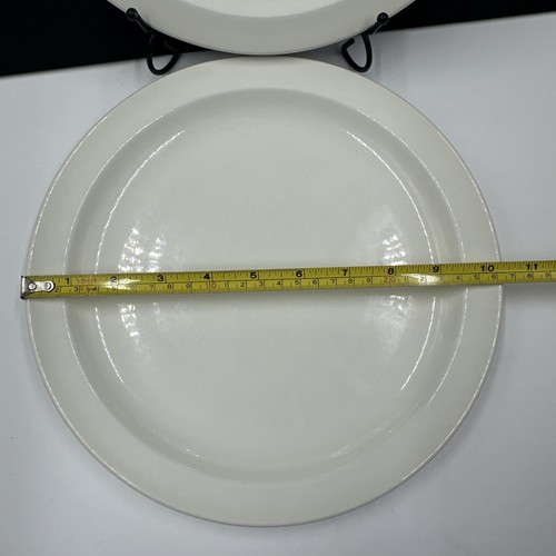 Midwinter Stonehenge White Set Of (2) 10 1/2" Dinner Plates Stoneware England - Picture 14 of 16