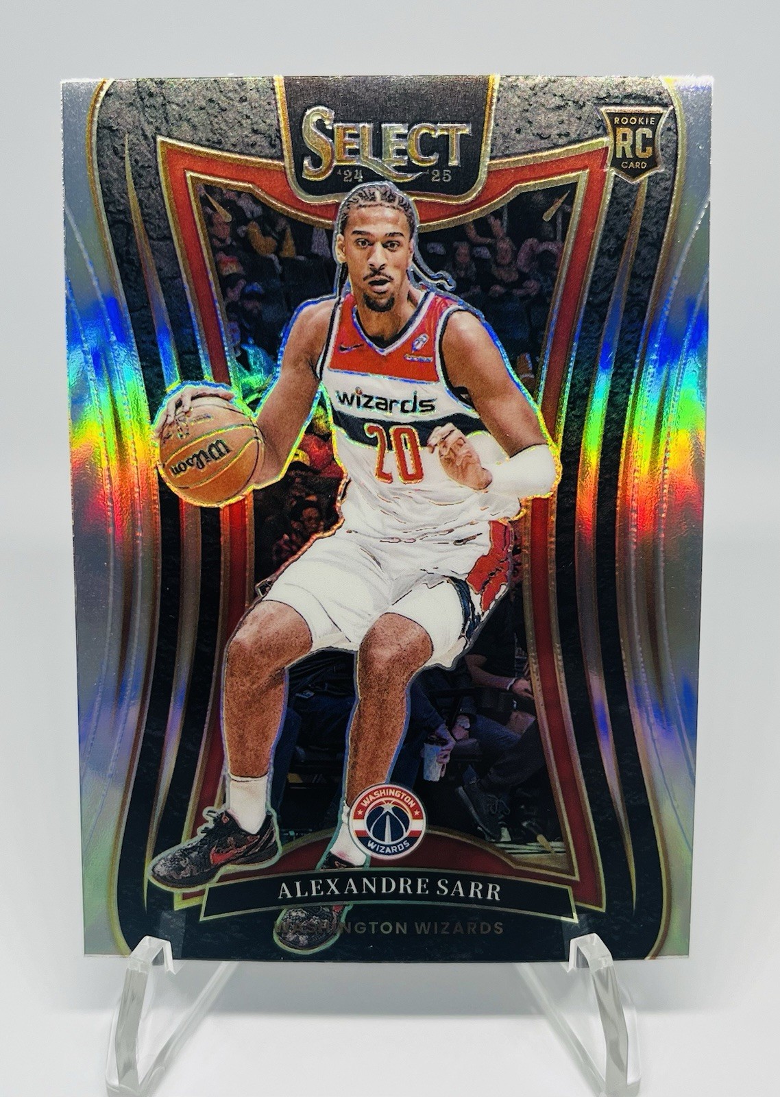 2024-25 Panini Select - Alexandre Sarr #399 Mezzanine Silver Prizm (RC)