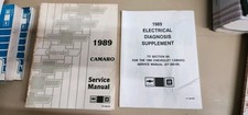 1989 CHEVROLET CAMARO SHOP MANUAL & ELECTRICAL DIAGNOSIS ORIGINAL MANUALS 