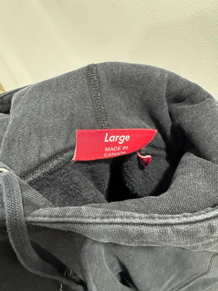 SUPREME CHROME CLASSIC LOGO HOODIE | SUPREME NEW YORK | SIZE LARGE | CHROME | - Image 3 of 3