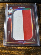 2025 Panini Silhouette Football Kewan Lacy Jumbo Patch /99 #JM-KLY MD