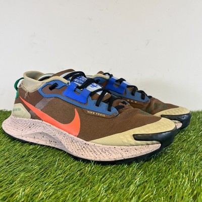 Nike Turnschuhe Größe 10 Herren Braun Pegasus Trail 3 Gore-Tex Walking Laufschuhe