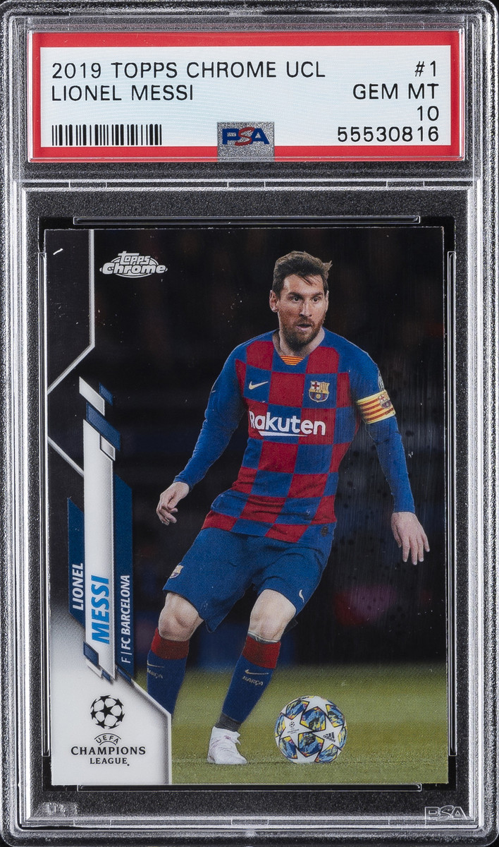 2019 TOPPS CHROME CHAMPIONS LEAGUE #1 LIONEL MESSI PSA 10 | eBay 2019 TOPPS CHROME CHAMPIONS LEAGUE #1 LIONEL MESSI PSA 10 | eBay