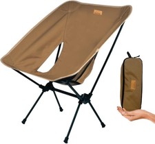 Compact Folding Camping Chair | Hiking & Backpacking Chair | Portable & Durable 