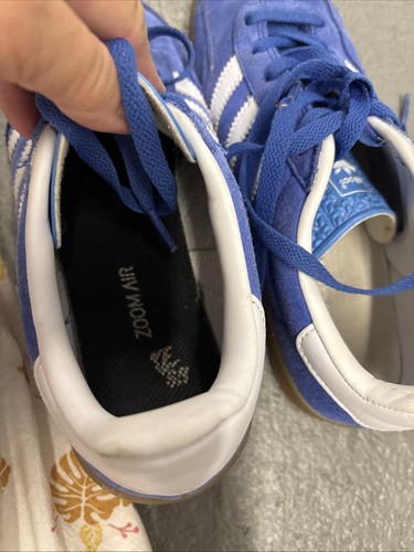 Size 6.5 - adidas Gazelle Indoor Blue Fusion Gum W - Picture 10 of 13