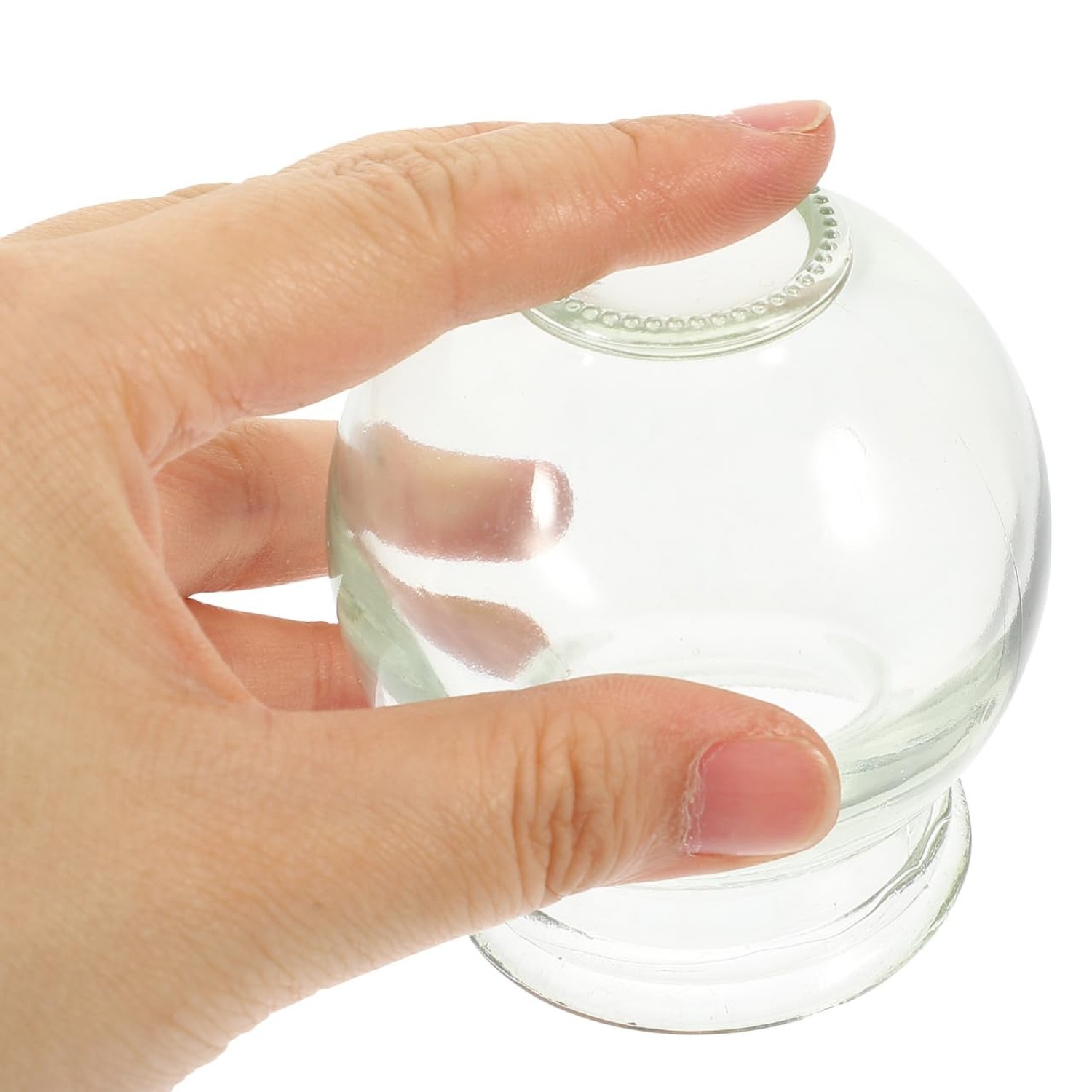 Healifty 6Pcs Cupping Therapy Sets: Glass Fire Thick Glass Cupping Set Chines...