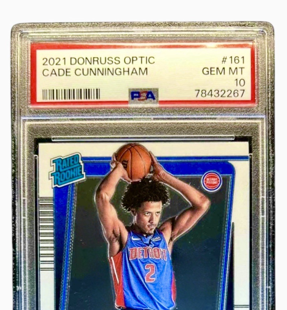2021 Donruss Optic Cade Cunningham Rated Rookie RC #161 PSA 10