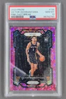2023-24 Panini Prizm Victor Wembanyama Pink Fast Break RC Rookie /50 #136 PSA 10