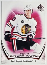 2021-22 Wyatt Kalynuk SP Authentic Future Watch Limited Red Rookie RC #119 🔴✨️