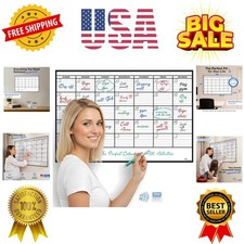 Large Dry Erase Calendar for Wall, 24x36, Large Wall Calendar Dry Erase, Big ...