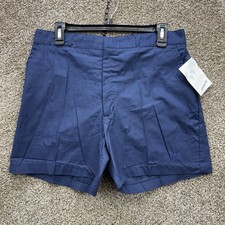 Vintage Adidas Tennis Shorts Men's 34 Navy Blue 80s Deadstock NWT