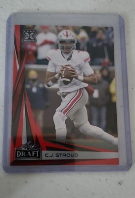 2023 Leaf Draft - V2 C.J. Stroud #B2-8 Red (RC)