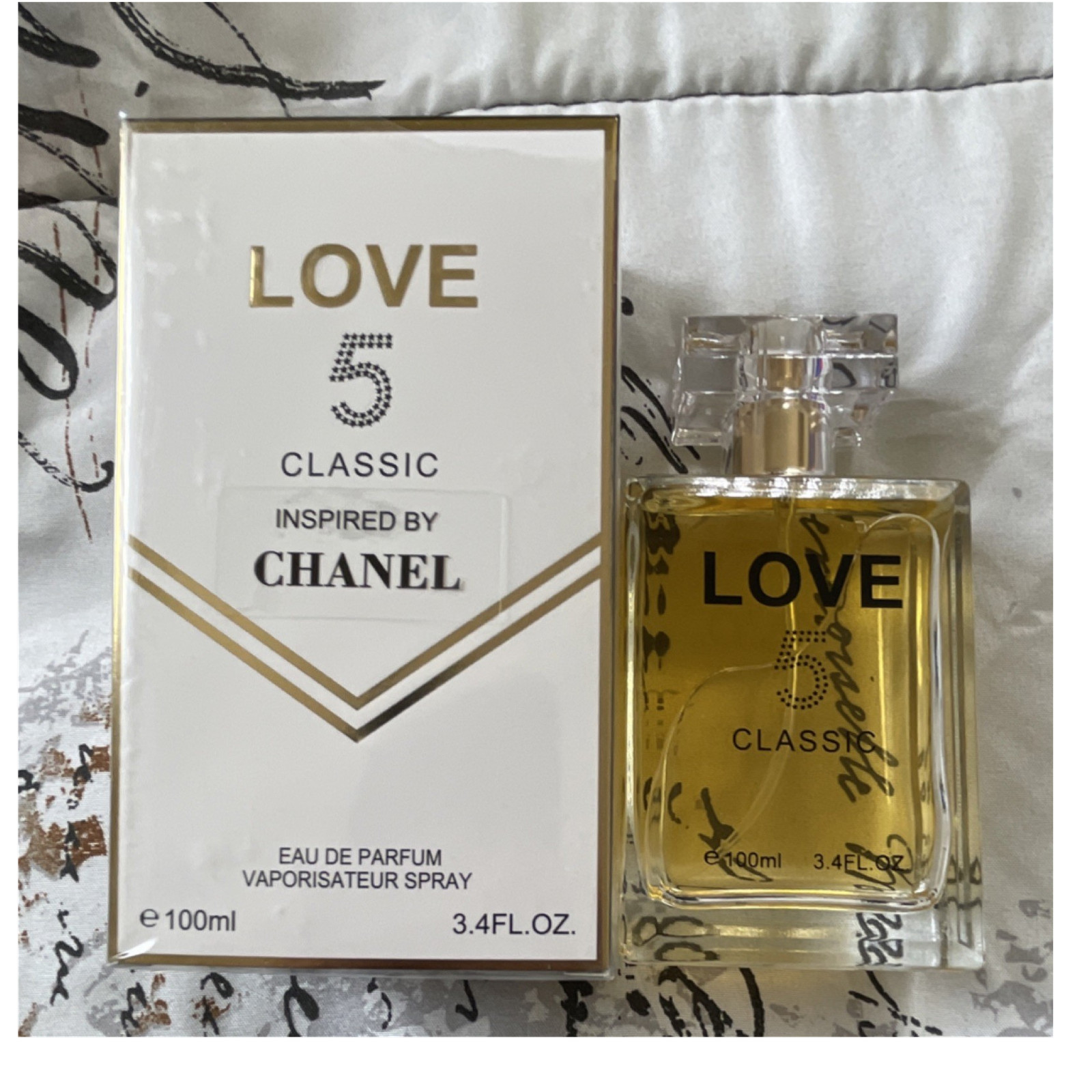 Love 5 Classic Eau de Parfum Spray 3.4 fl oz (100ml) Regular Size