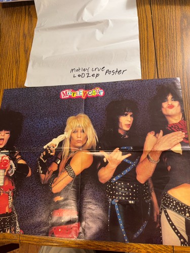 LED ZEPPELIN ~ JIMMY PAGE & Mötley Crüe MAGAZIN POSTER doppelseitig - Bild 7 von 9