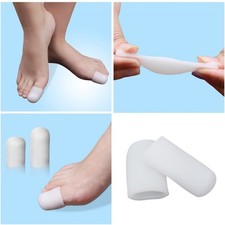 Silicone Toe Protector,Toe Sleeves,Gel Toe Cushions Toe Covers for Corn,Blister