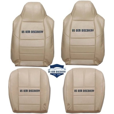 2010 For Ford F250 F350 Lariat Full Front Tops & Bottoms Seat Cover Camel Tan