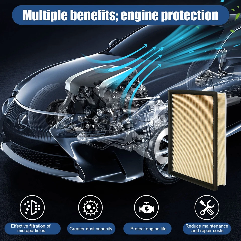Очиститель воздушного фильтра двигателя 17801-38050 для Toyota 4Runner FJ Cruiser Lexus GX460 - Изображение 4 из 4