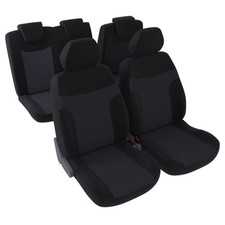 DBS Sitzschonbezug Vorne und Hinten Schwarz Sitzbezug für FORD Focus II Kombi