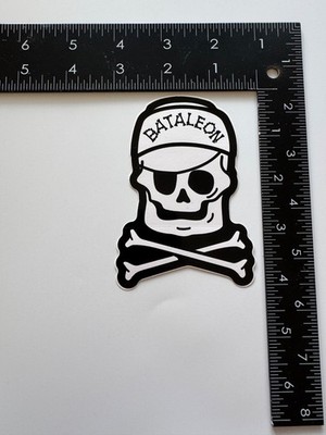 Bataleon Snowboard Sticker 4''X3'' Skull