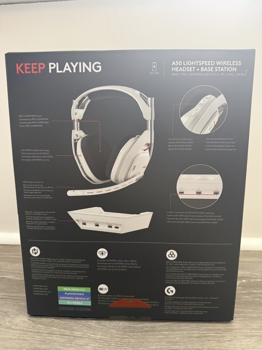 Brand New Logitech Astro A50 Gen 5 LIGHTSPEED Wireless Gaming