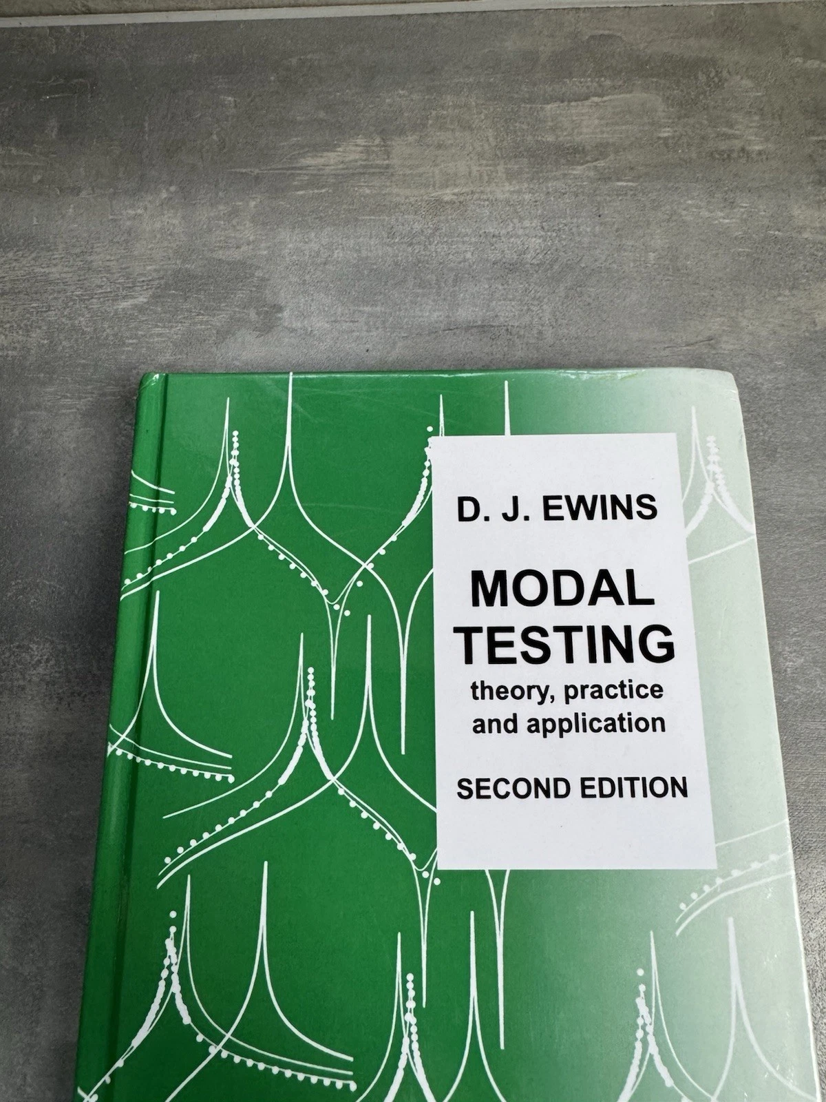 Modal Testing Theory, Practice And Application 2nd Edition Ewins 9780863802188 2