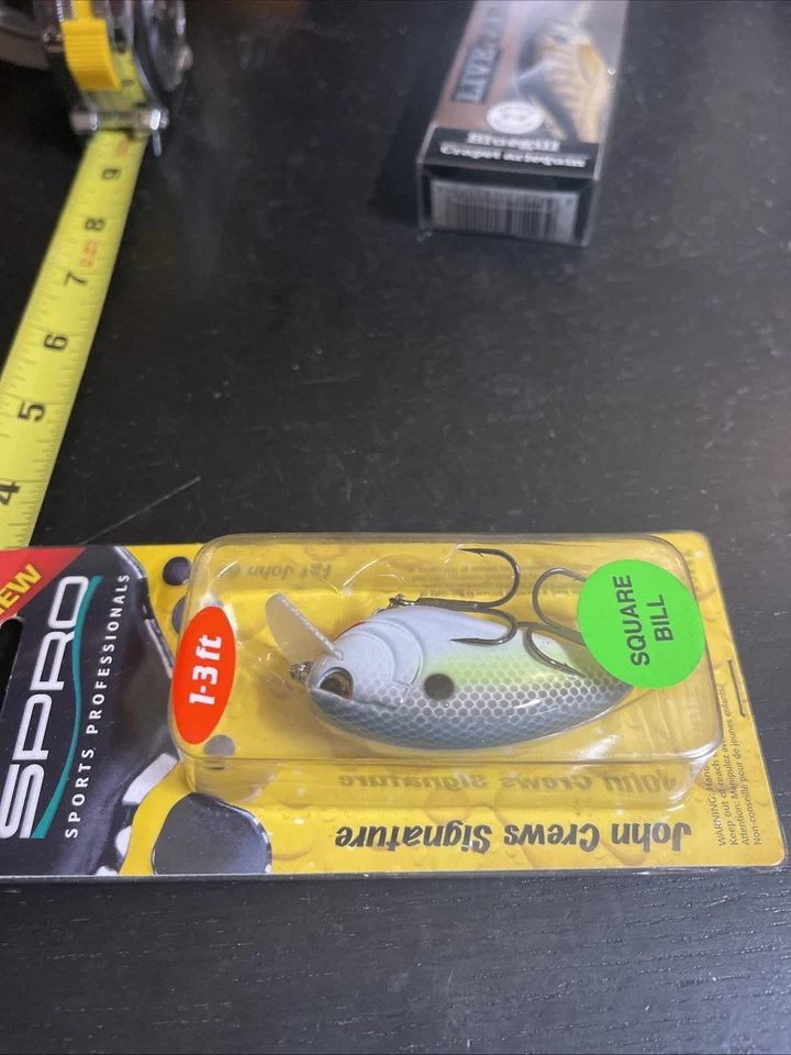 Isca rígida SPRO Fat John 60 Crankbait #13 Nasty Shad 2 1/3 polegadas 5/8 oz nova na caixa - Imagem 3 de 4