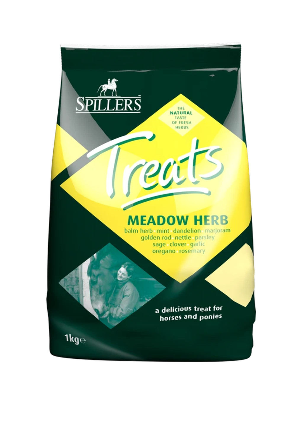 SPILLERS Meadow Herb Horse Treats 1kg - Delicious Treat to Reward Horses