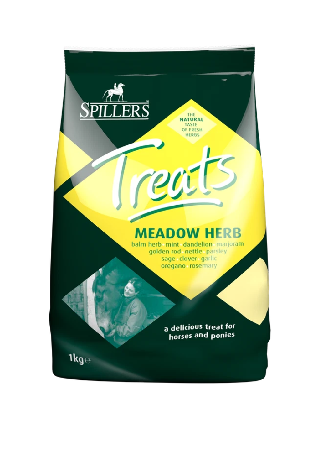 SPILLERS Meadow Herb Horse Treats 1kg - Delicious Treat to Reward Horses