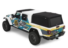 Bestop Truck Bed Cap - Fits Jeep 2020-2026 Gladiator For 5 Ft. Bed Black Diamo